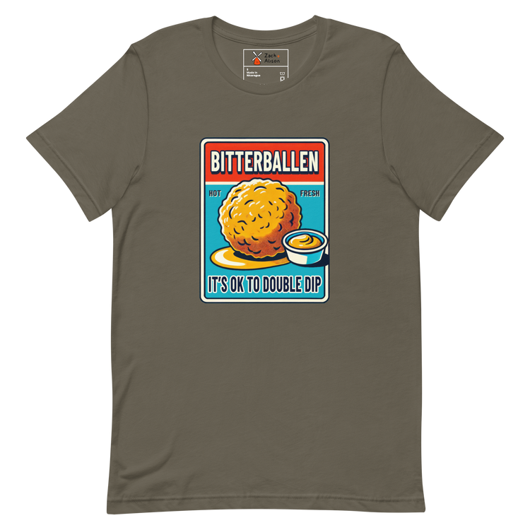 Bitterballen Double Dip Short-Sleeve Unisex Tee-Zach + Alison