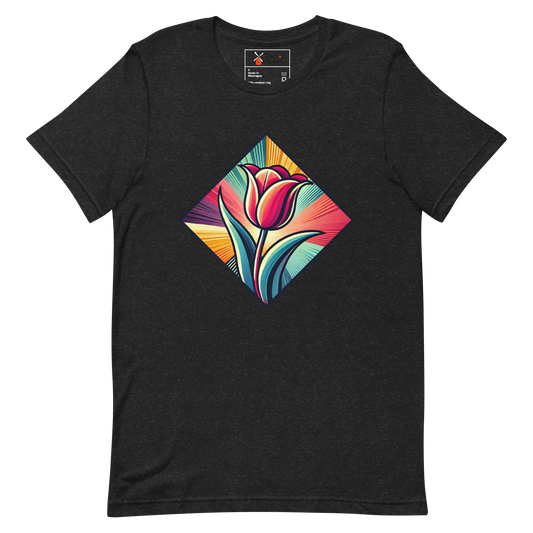 Radiant Dutch Tulip Short-Sleeve Unisex Tee-Zach + Alison