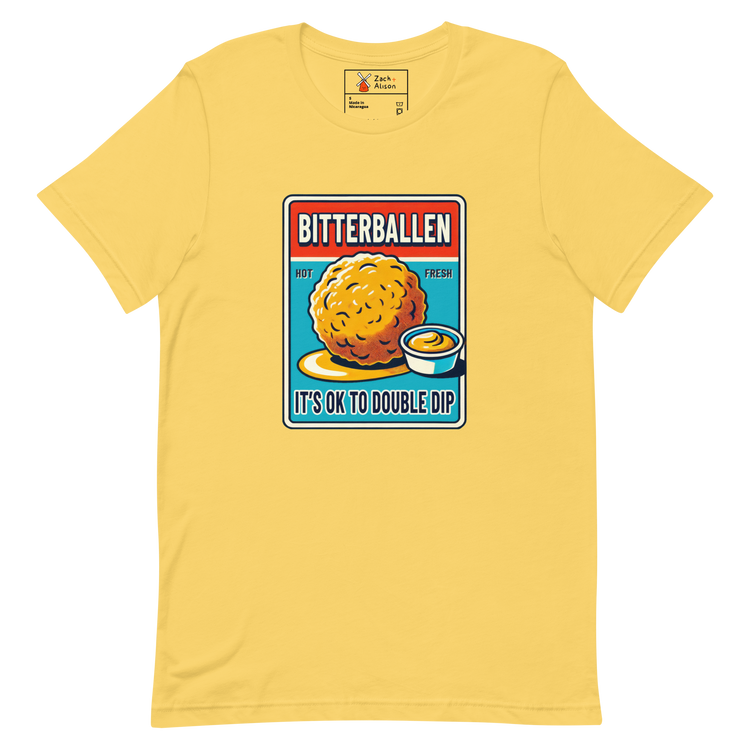 Bitterballen Double Dip Short-Sleeve Unisex Tee-Zach + Alison