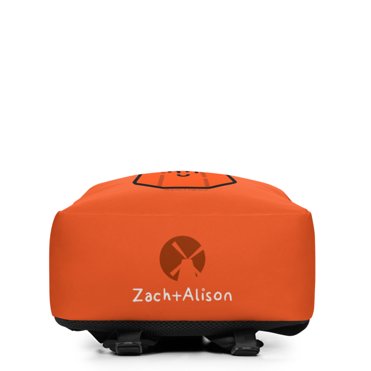 Orange Windmill Backpack-Zach + Alison