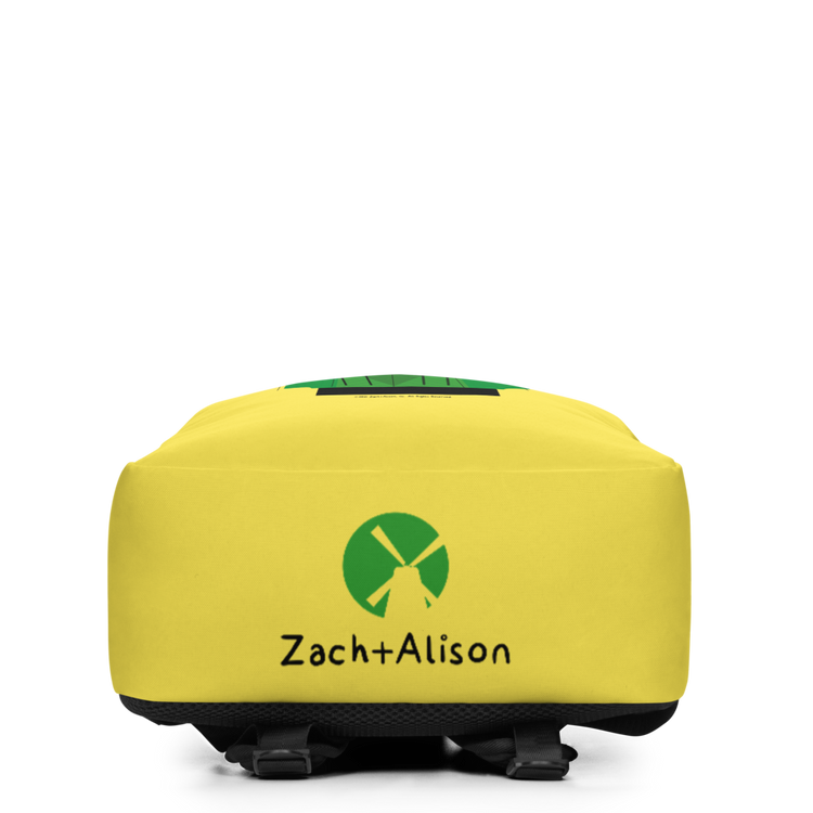 Retro Green Windmill Backpack-Zach + Alison