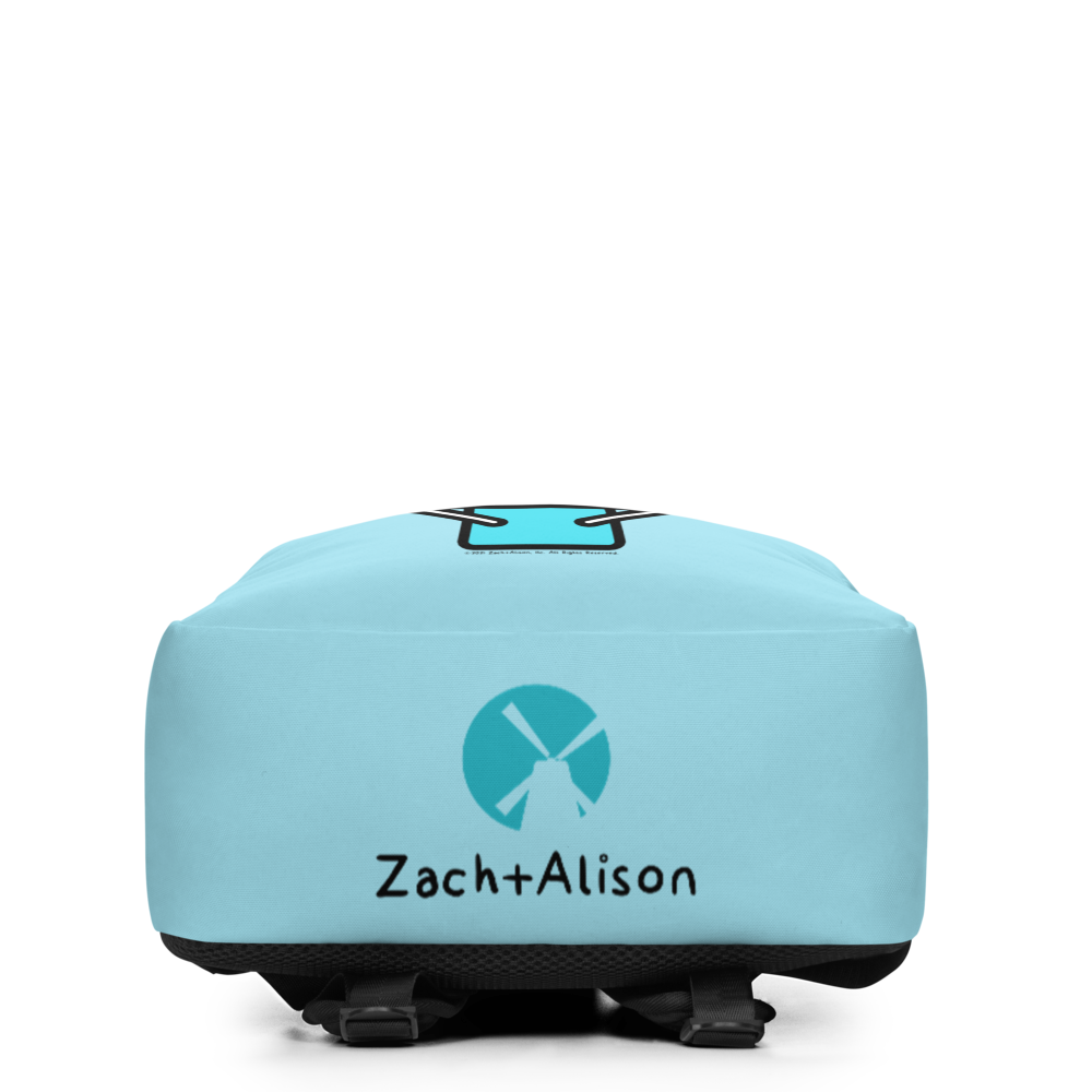 Blue Windmill Backpack-Zach + Alison