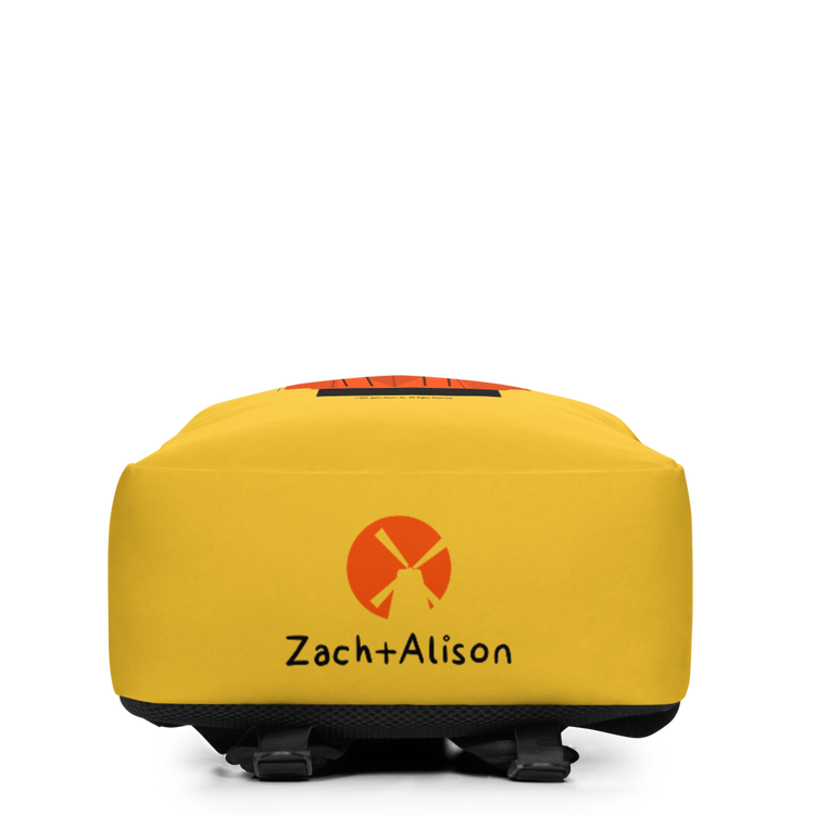 Retro Orange Windmill Backpack-Zach + Alison