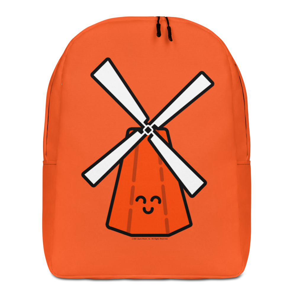 Orange Windmill Backpack-Zach + Alison