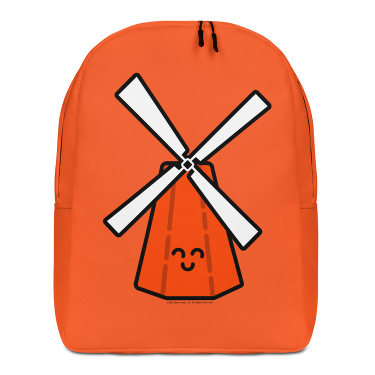 Orange Windmill Backpack-Zach + Alison