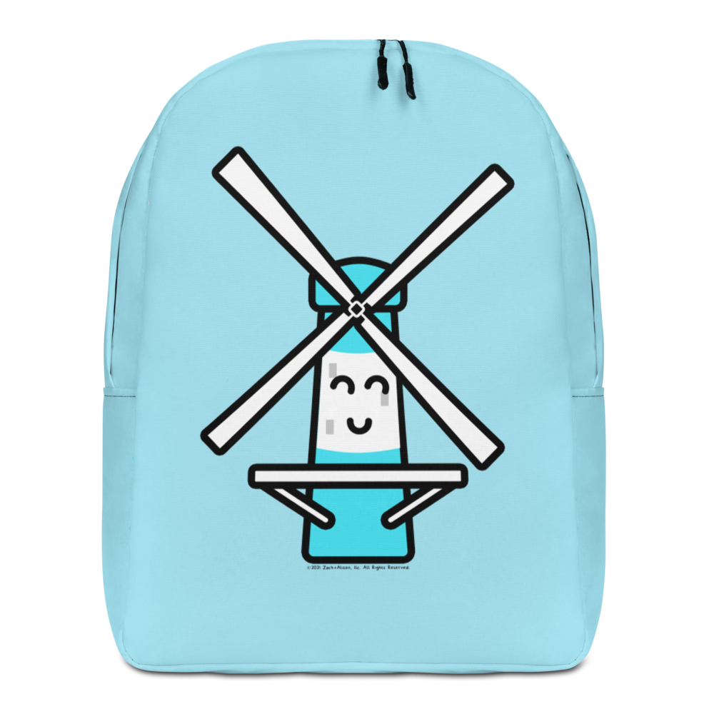 Blue Windmill Backpack-Zach + Alison