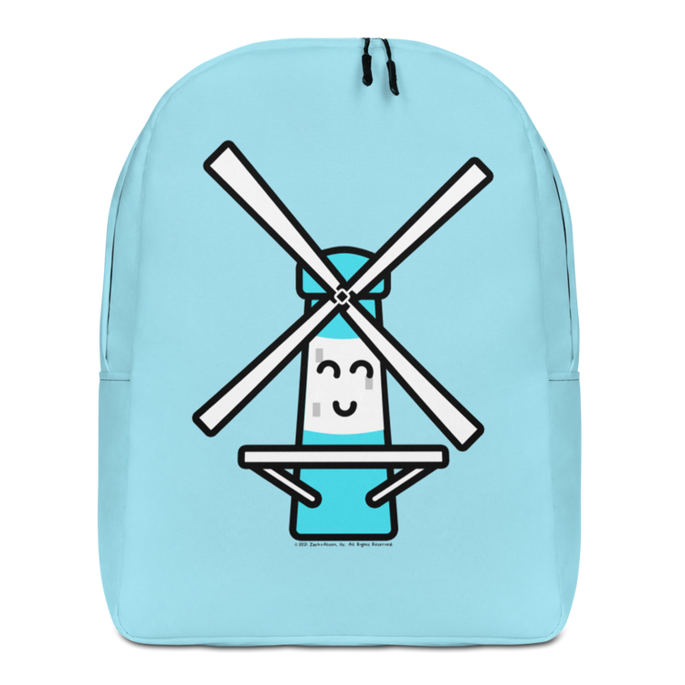 Blue Windmill Backpack-Zach + Alison