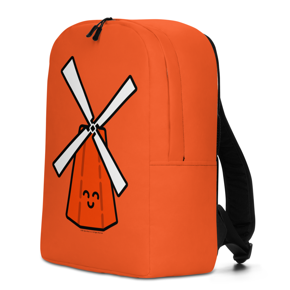 Orange Windmill Backpack-Zach + Alison