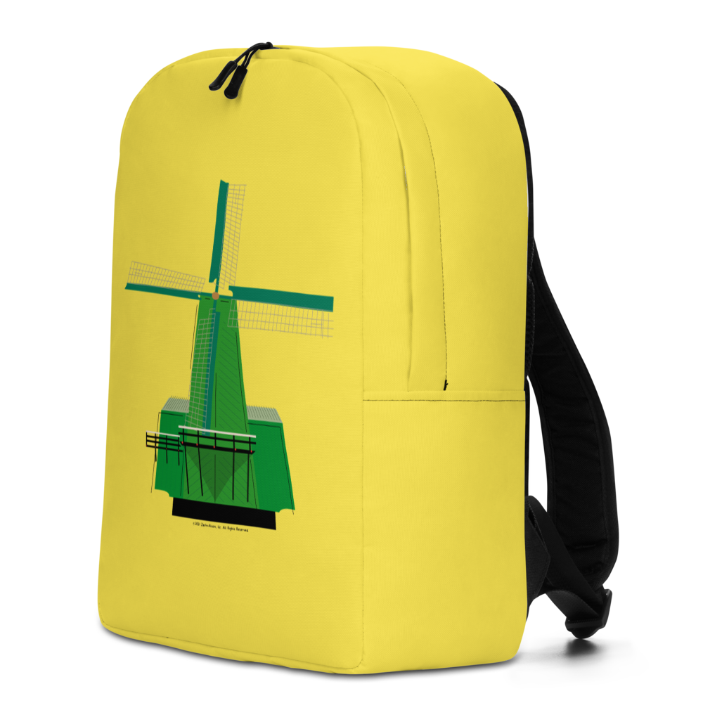 Retro Green Windmill Backpack-Zach + Alison