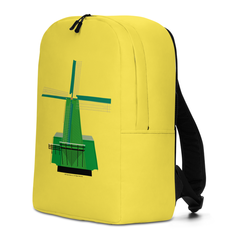 Retro Green Windmill Backpack-Zach + Alison