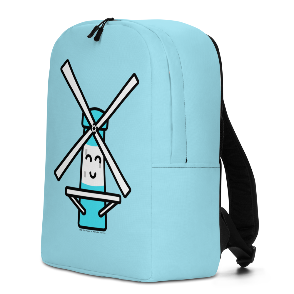 Blue Windmill Backpack-Zach + Alison