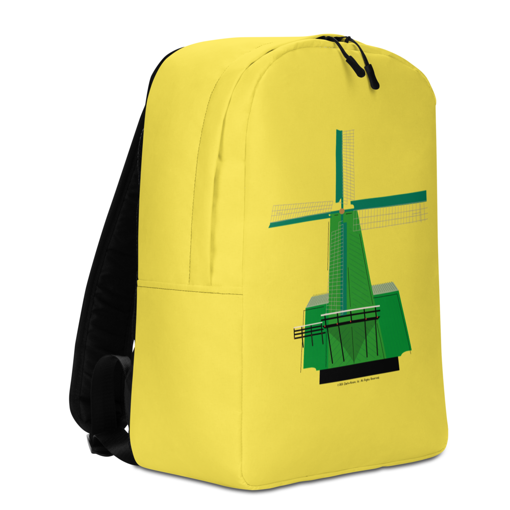 Retro Green Windmill Backpack-Zach + Alison