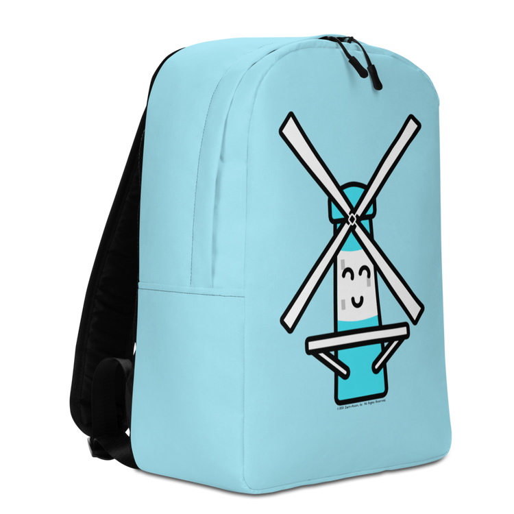 Blue Windmill Backpack-Zach + Alison