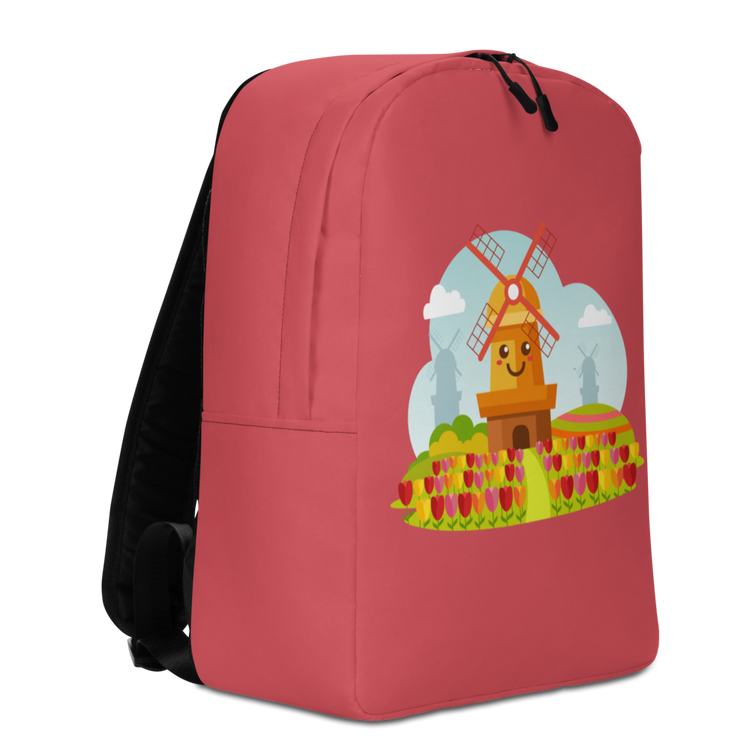 Smiley Hillside Windmill Backpack-Zach + Alison