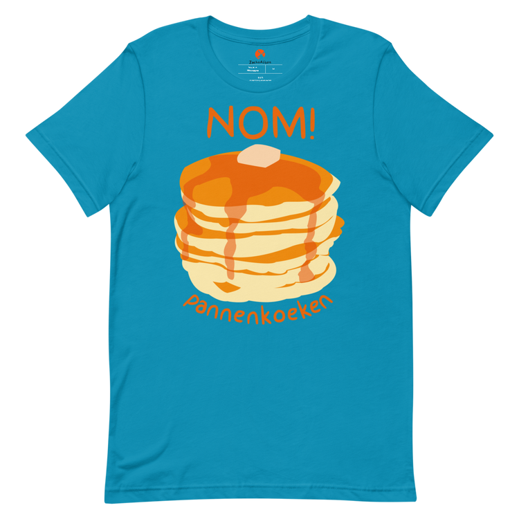 Nom Pannenkoeken Short-Sleeve Unisex Tee-Zach + Alison