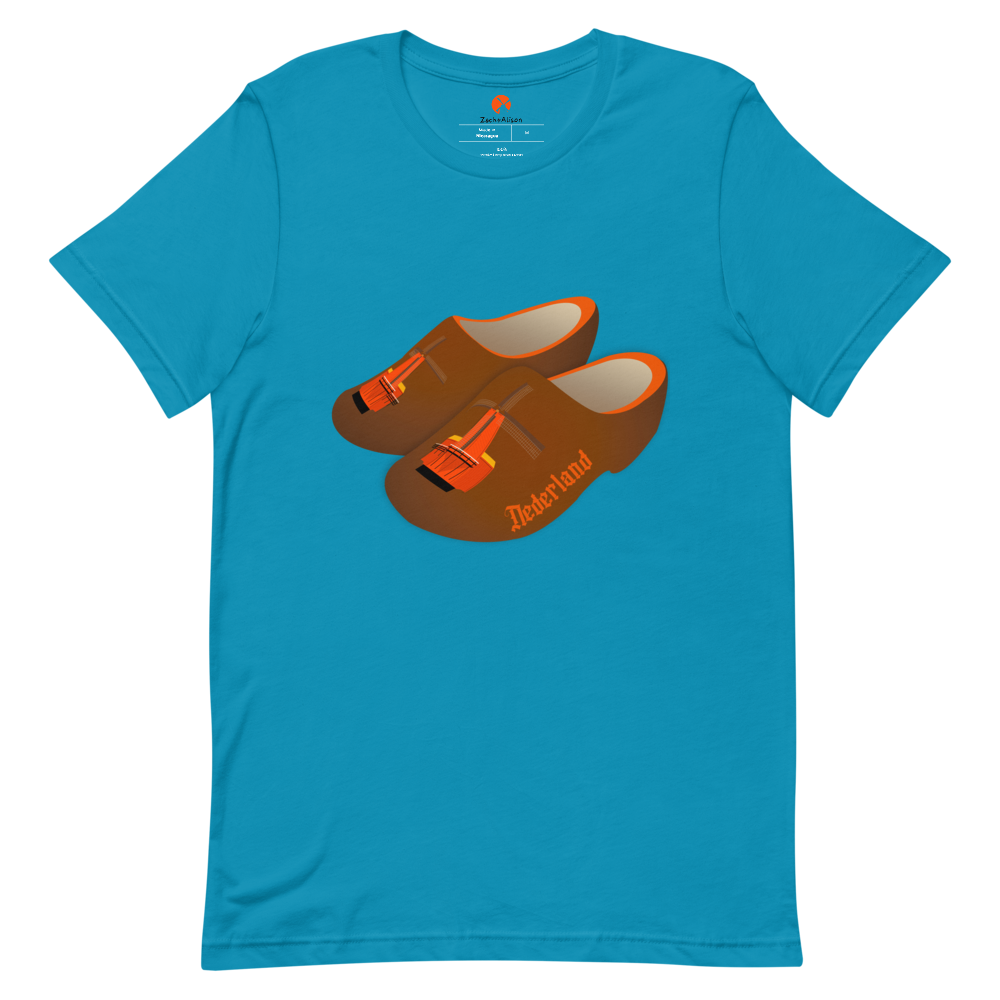 Orange Windmill Clogs Short-Sleeve Unisex Tee-T-Shirt-Zach + Alison