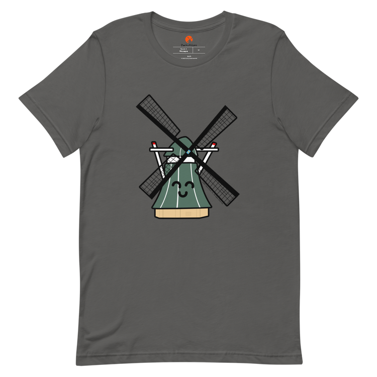 Green Windmill Short-Sleeve Unisex Tee-T-Shirt-Zach + Alison