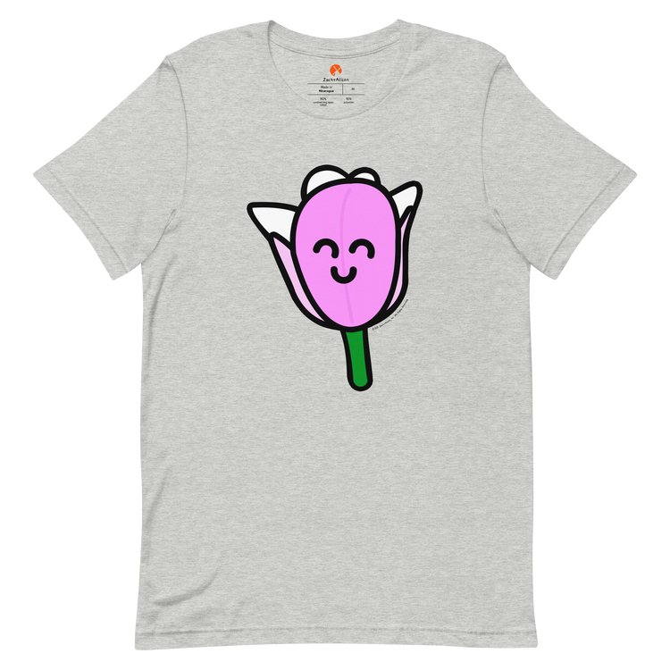 Pink Tulip Short-Sleeve Unisex Tee-T-Shirt-Zach + Alison