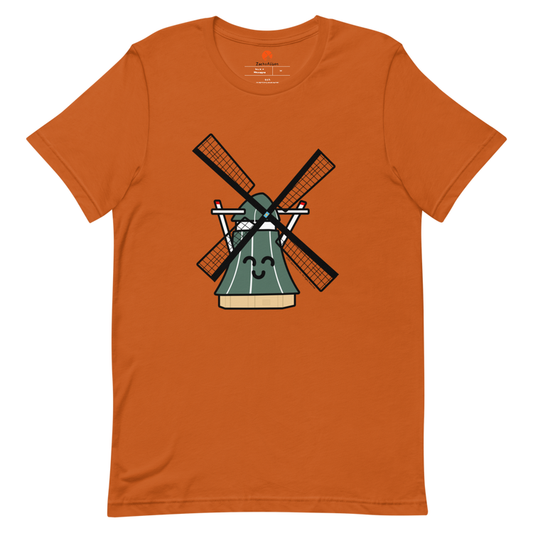 Green Windmill Short-Sleeve Unisex Tee-T-Shirt-Zach + Alison