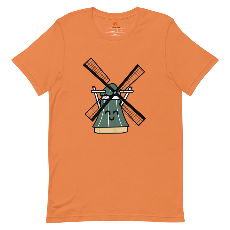 Green Windmill Short-Sleeve Unisex Tee-T-Shirt-Zach + Alison