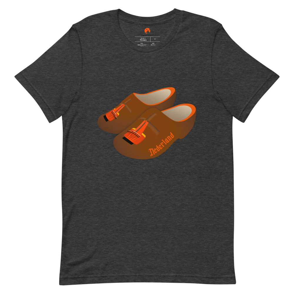 Orange Windmill Clogs Short-Sleeve Unisex Tee-T-Shirt-Zach + Alison