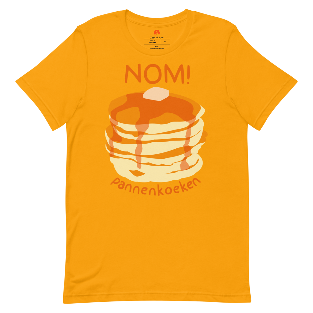 Nom Pannenkoeken Short-Sleeve Unisex Tee-Zach + Alison