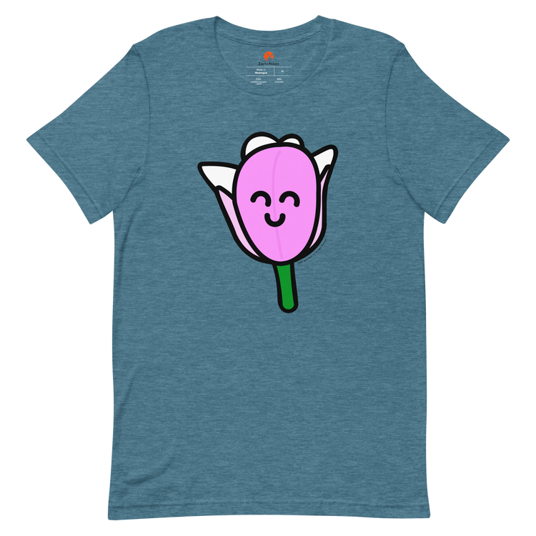 Pink Tulip Short-Sleeve Unisex Tee-T-Shirt-Zach + Alison