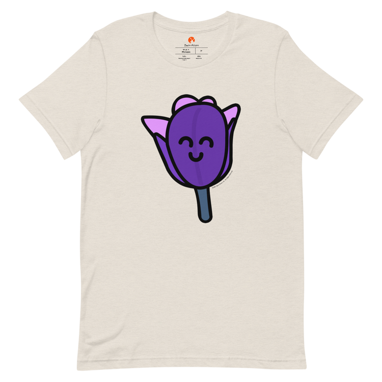 Purple Tulip Short-Sleeve Tee-Zach + Alison