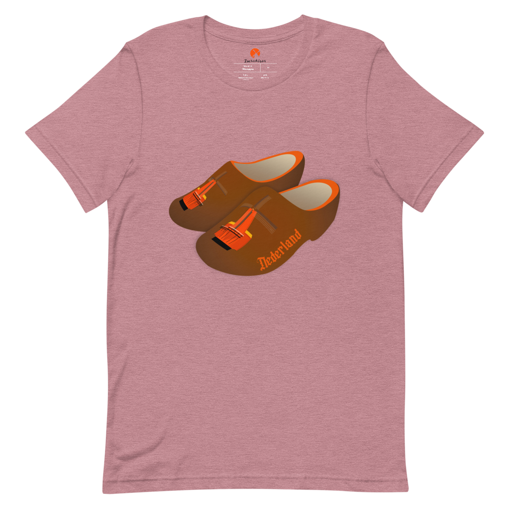 Orange Windmill Clogs Short-Sleeve Unisex Tee-T-Shirt-Zach + Alison