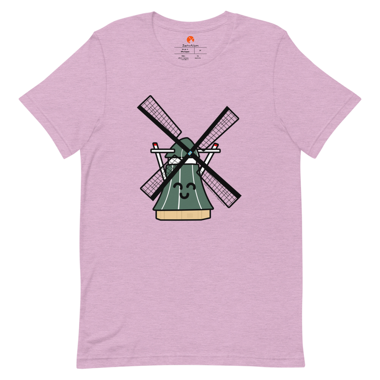 Green Windmill Short-Sleeve Unisex Tee-T-Shirt-Zach + Alison