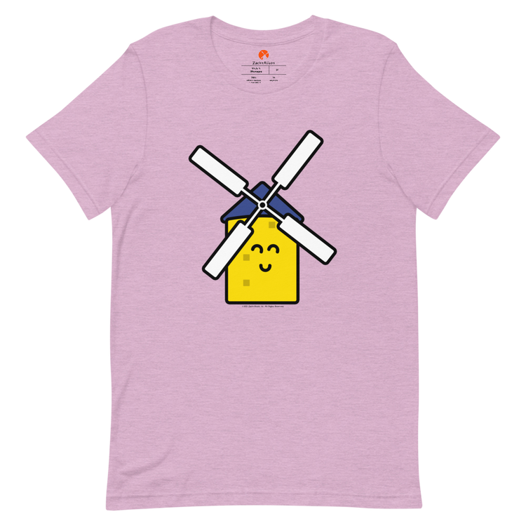 Yellow Windmill Short-Sleeve Unisex Tee-T-Shirt-Zach + Alison