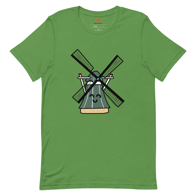 Green Windmill Short-Sleeve Unisex Tee-T-Shirt-Zach + Alison