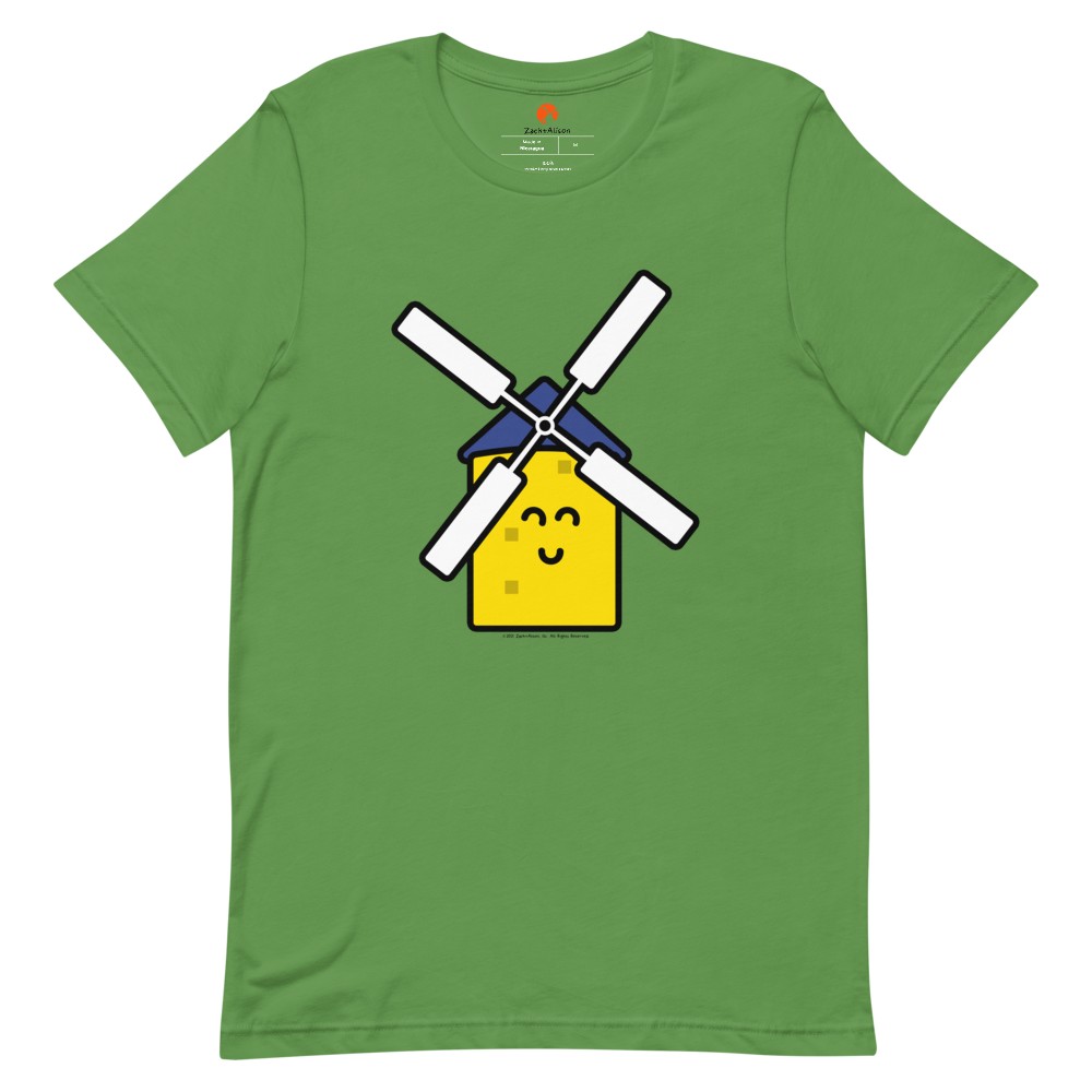 Yellow Windmill Short-Sleeve Unisex Tee-T-Shirt-Zach + Alison