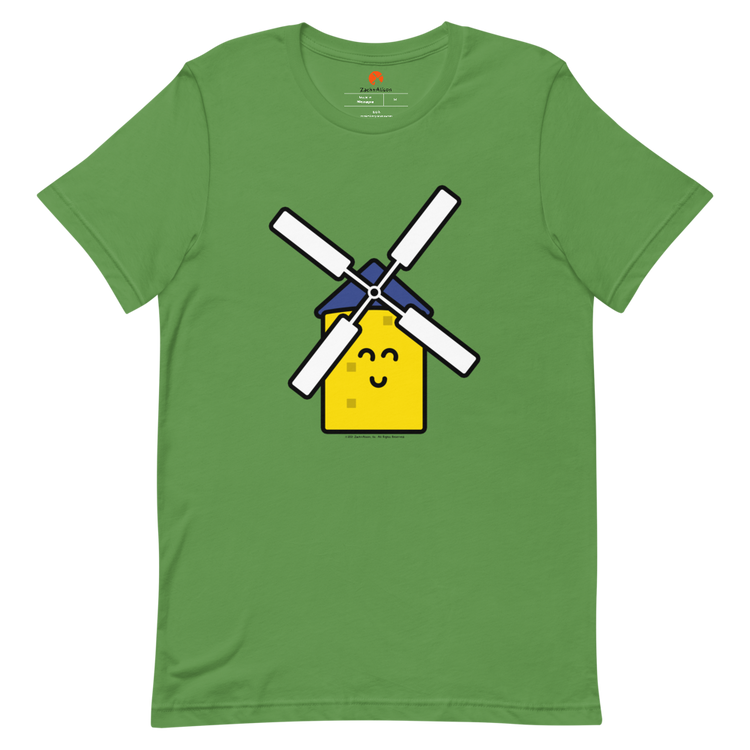 Yellow Windmill Short-Sleeve Unisex Tee-T-Shirt-Zach + Alison