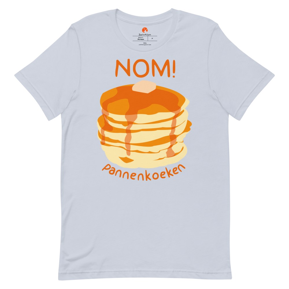 Nom Pannenkoeken Short-Sleeve Unisex Tee-Zach + Alison