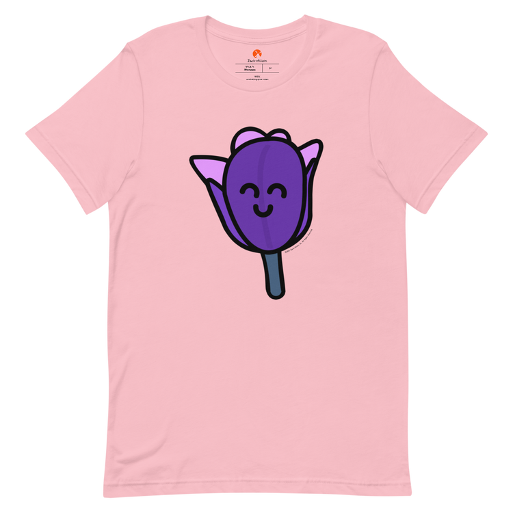 Purple Tulip Short-Sleeve Tee-Zach + Alison