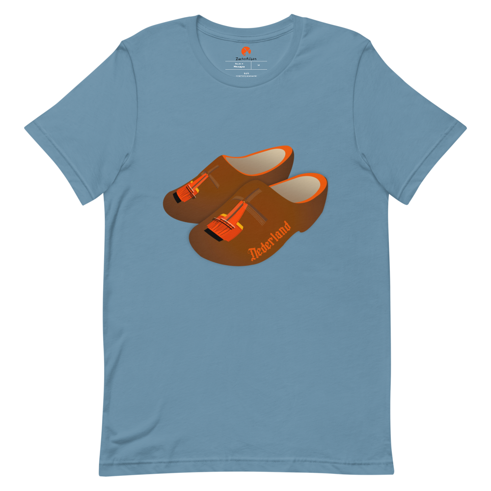 Orange Windmill Clogs Short-Sleeve Unisex Tee-T-Shirt-Zach + Alison