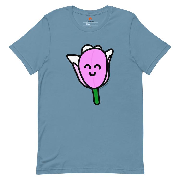 Pink Tulip Short-Sleeve Unisex Tee-T-Shirt-Zach + Alison