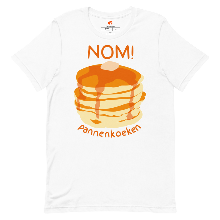 Nom Pannenkoeken Short-Sleeve Unisex Tee-Zach + Alison