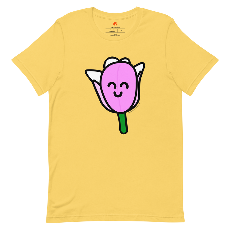 Pink Tulip Short-Sleeve Unisex Tee-T-Shirt-Zach + Alison