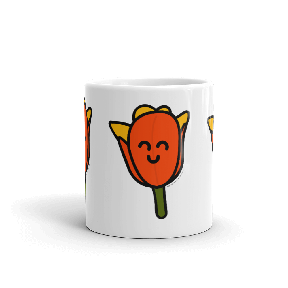 Orange Tulip mug-Coffee Mug-Zach + Alison