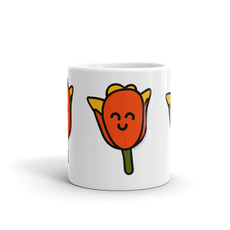 Orange Tulip mug-Coffee Mug-Zach + Alison