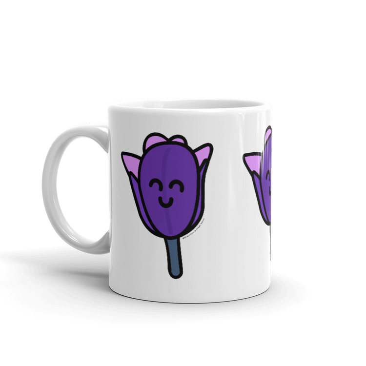 Purple Tulip mug-Coffee Mug-Zach + Alison